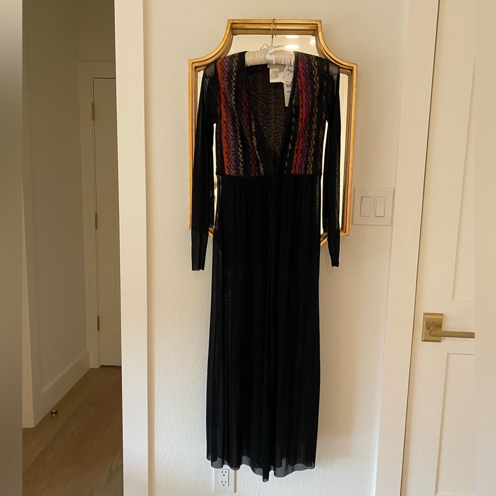 Fuzzi Sheer Panel Duster